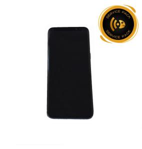 Pantalla SERVICE PACK para Samsung Galaxy S8 con marco azul