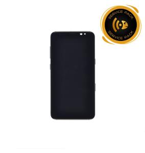 Pantalla SERVICE PACK para Samsung Galaxy S8 con marco dorado