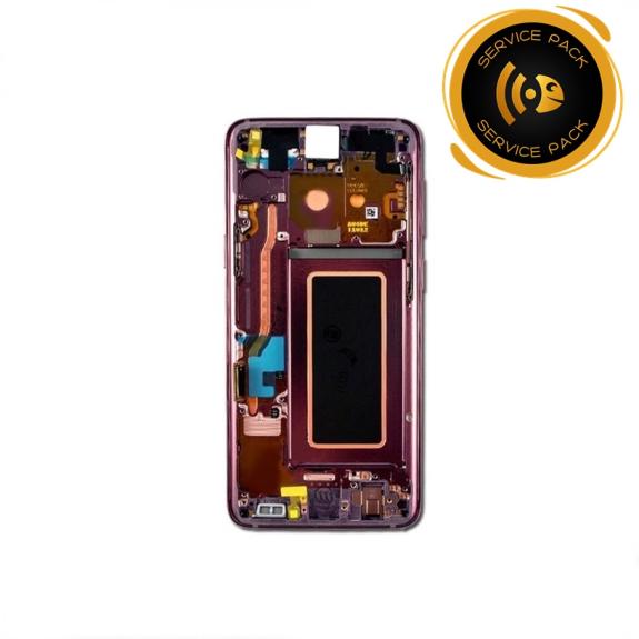 Pantalla SERVICE PACK para Samsung Galaxy S9 morado