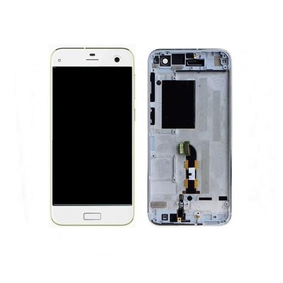 PANTALLA TACIL LCD COMPLETA PARA ZTE BLADE S7 BLANCO CON MARCO