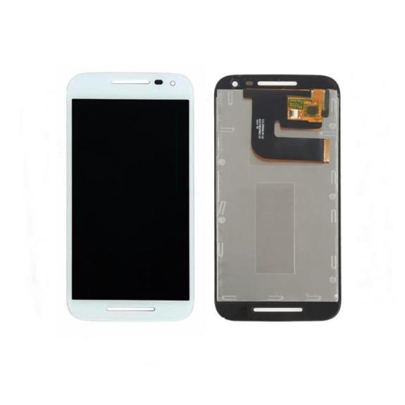 PANTALLA TACTIL COMPLETA PARA MOTOROLA G3  BLANCO SIN MARCO