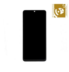 Pantalla para Samsung Galaxy A22 con marco negro SERVICE PACK