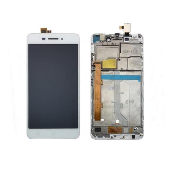 PANTALLA TACTIL LCD COMPLETA PARA LENOVO S60 BLANCO HD CON MARCO