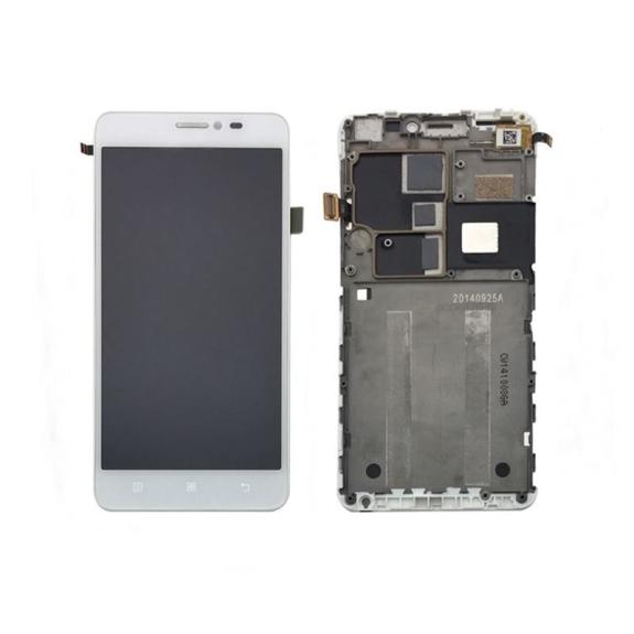 PANTALLA TACTIL LCD COMPLETA PARA LENOVO S850 BLANCO CON MARCO