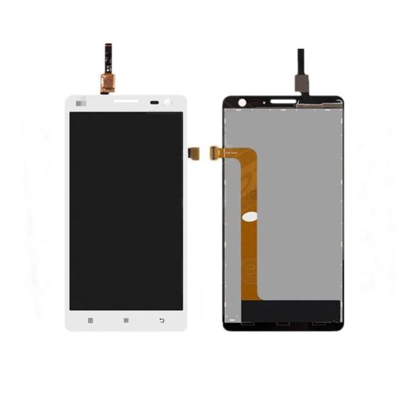 PANTALLA TACTIL LCD COMPLETA PARA LENOVO S856 BLANCO SIN MARCO