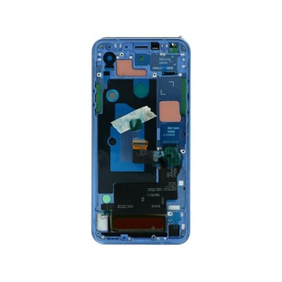 PANTALLA TACTIL LCD COMPLETA PARA LG Q7 CON MARCO MORADO