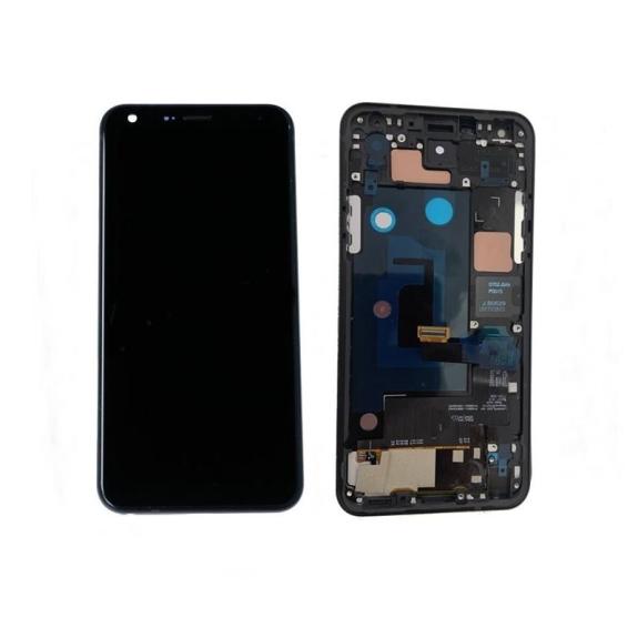 PANTALLA TACTIL LCD COMPLETA PARA LG Q7 NEGRO CON MARCO