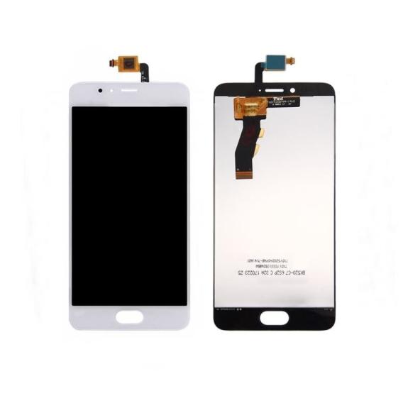 PANTALLA TACTIL LCD COMPLETA PARA MEIZU M5S BLANCO SIN MARCO