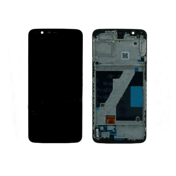 PANTALLA TACTIL LCD COMPLETA PARA ONEPLUS 5T CON MARCO NEGRO