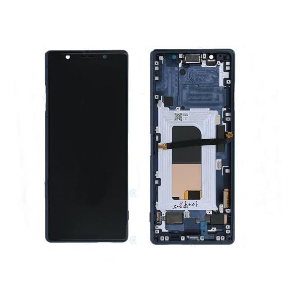 PANTALLA TACTIL LCD COMPLETA PARA SONY XPERIA 5 CON MARCO AZUL