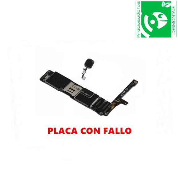 Placa base de iPhone 6 plus de 64gb NO FUNCIONAL color negro