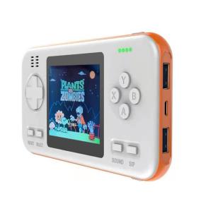 PowerBank con Videoconsola 416 juegos (blanco-naranja)
