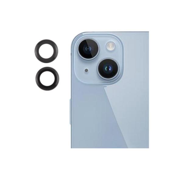 Protector Lente Para iPhone 15 Plus/15/14 Plus/14 Negro