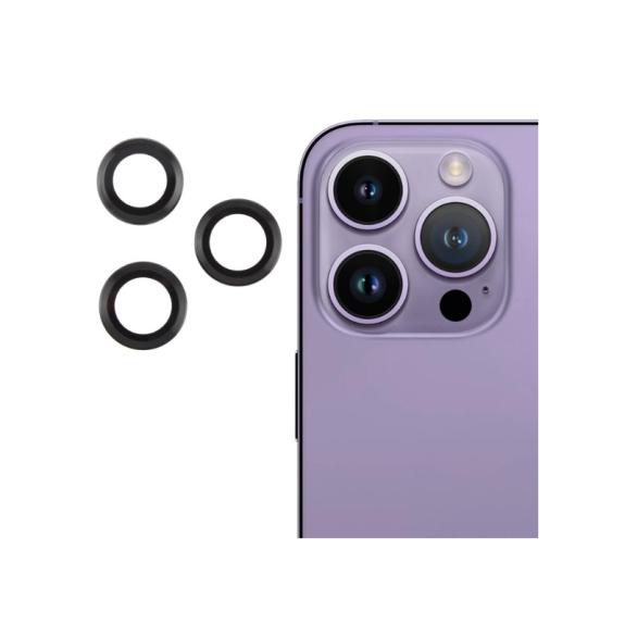 Protector Lente Para iPhone 15 Pro Max / 15 Pro Negro