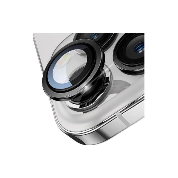 Protector Lente Para iPhone 16 / 16 Plus Negro