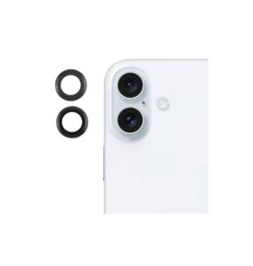 Protector Lente Para iPhone 16 / 16 Plus Negro