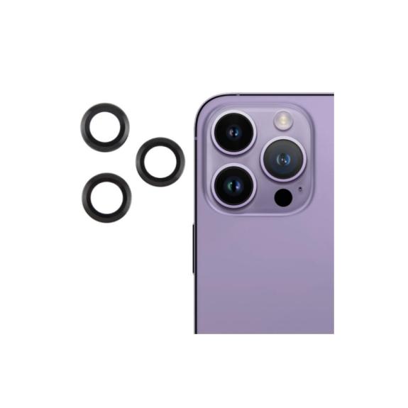 Protector Lente Para iPhone 16 Pro/16 Pro Max Negro