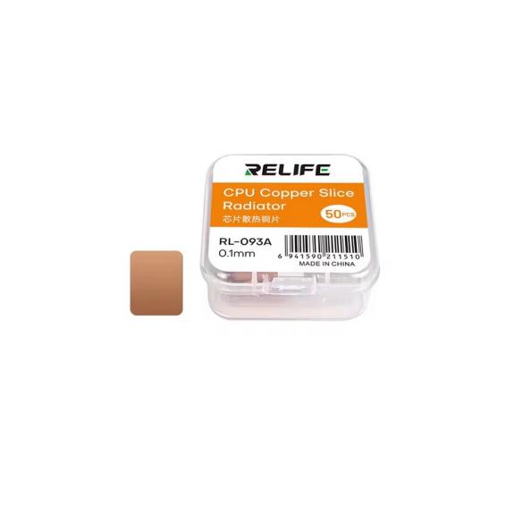 Relife RL-093A De Cobre Para Chip CPU 50 Pcs