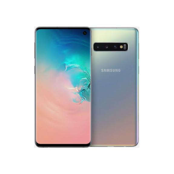 Samsung Galaxy S10 128GB en color plateado GRADO B