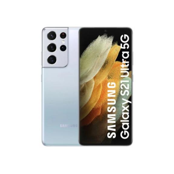 Samsung Galaxy S21 Ultra de 128GB color blanco