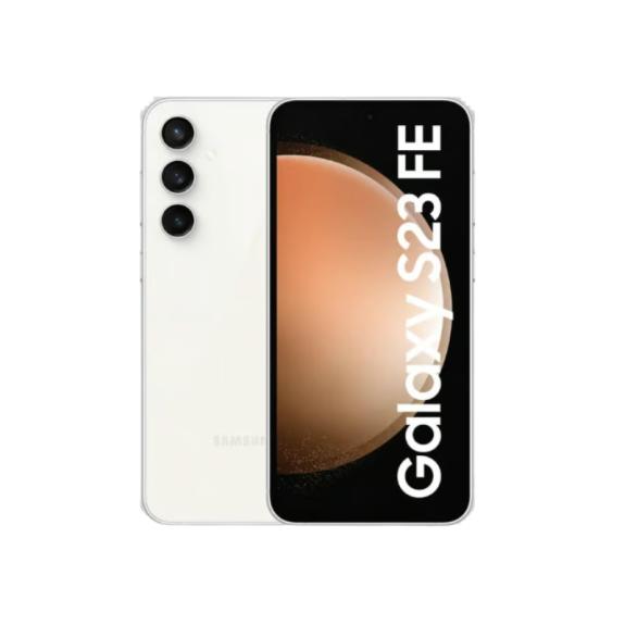 Samsung Galaxy S23 FE de 256GB color blanco