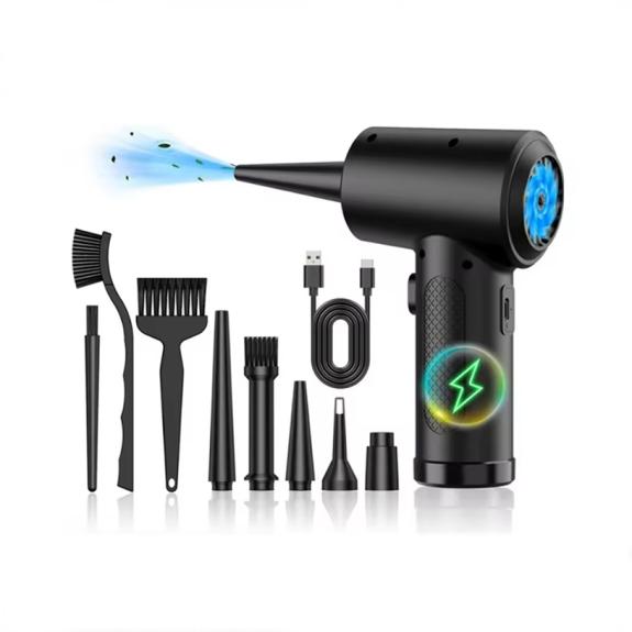 Soplador de aire eléctrico de mano con boquillas (C4915)