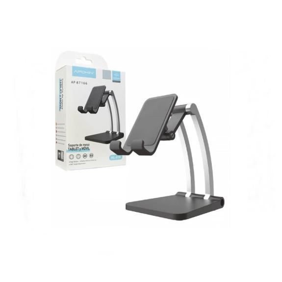 Soporte de movil y tablet metalico giratoria HL-018