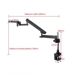 Soporte Enfoque Para Microscopio 76mm (Con Brazo Articulado)
