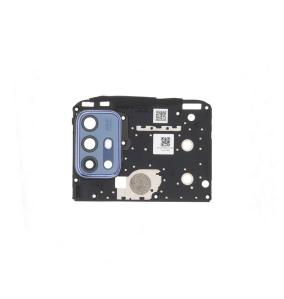 Soporte retención placa para Motorola Moto G20 azul