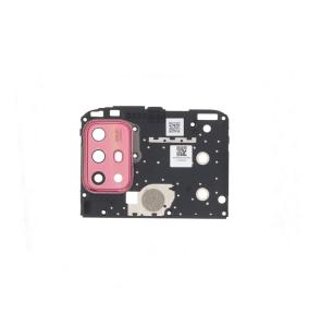 Soporte retención placa para Motorola Moto G20 rosa