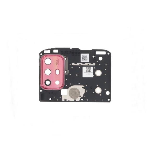 Soporte retención placa para Motorola Moto G20 rosa