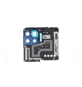 Soporte retención placa para Motorola One 5G azul