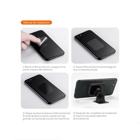 Soporte Universal de Coche con Pinza para Móvil