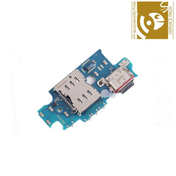 Subplaca conector carga para Samsung Galaxy S24+ SERVICE PACK