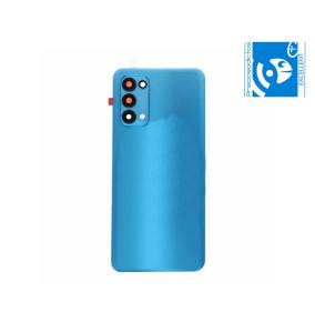 TAPA CON LENTE + ADHESIVO PARA OPPO RENO5 4G AZUL