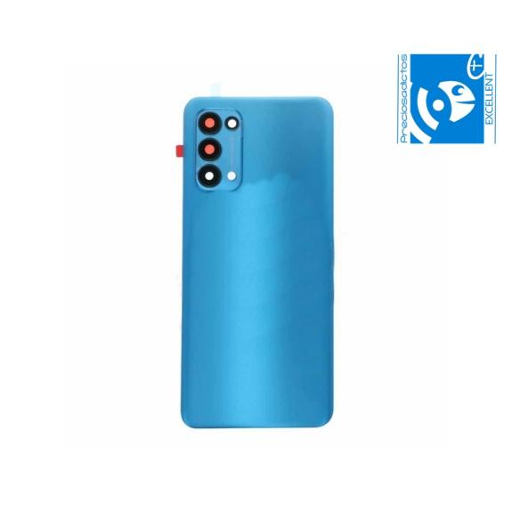 TAPA CON LENTE + ADHESIVO PARA OPPO RENO5 4G AZUL