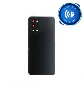 TAPA CON LENTE + ADHESIVO PARA OPPO RENO5 4G NEGRO