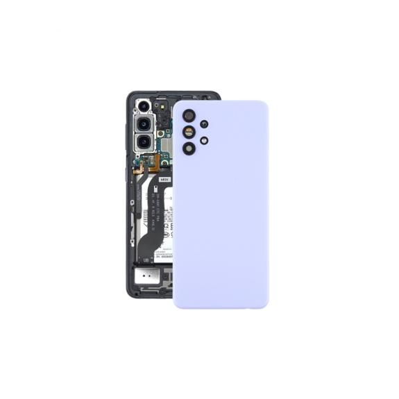 Tapa para Samsung Galaxy A32 5G con lente morado