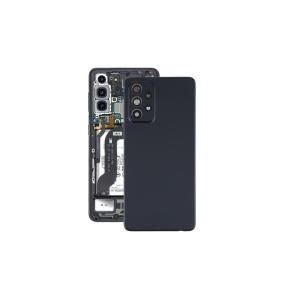 Tapa para Samsung Galaxy A52 5G / A52 negro con lente