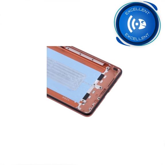 TAPA CUBRE BATERIA CON EMBELLECEDOR PARA NOKIA 7 PLUS NEGRO