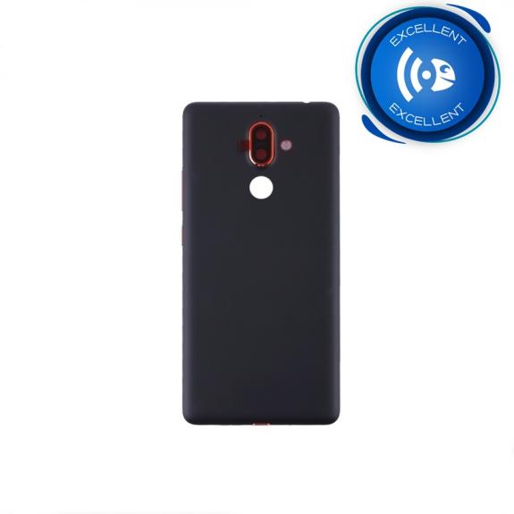 TAPA CUBRE BATERIA CON EMBELLECEDOR PARA NOKIA 7 PLUS NEGRO