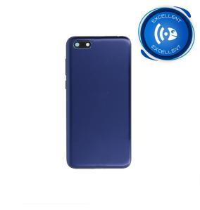 TAPA CUBRE BATERIA CON LENTE PARA HUAWEI Y5 PRIME 2018 AZUL
