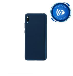 TAPA CUBRE BATERIA CON LENTE PARA HUAWEI Y6 PRO 2019 AZUL