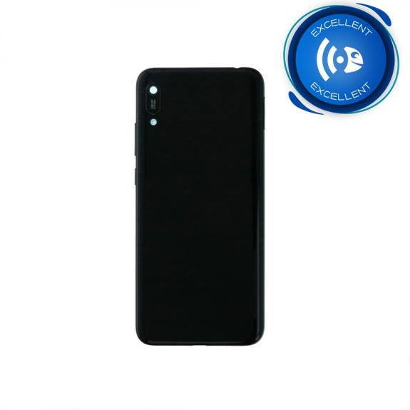 TAPA CUBRE BATERIA CON LENTE PARA HUAWEI Y6 PRO 2019 NEGRO