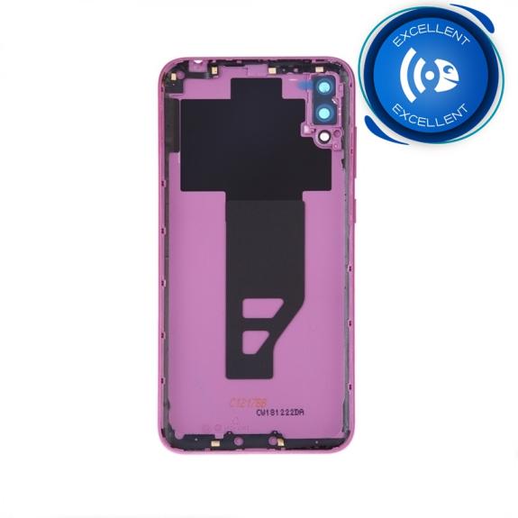 TAPA CUBRE BATERIA CON LENTE PARA HUAWEI Y7 PRO 2019 ROSA