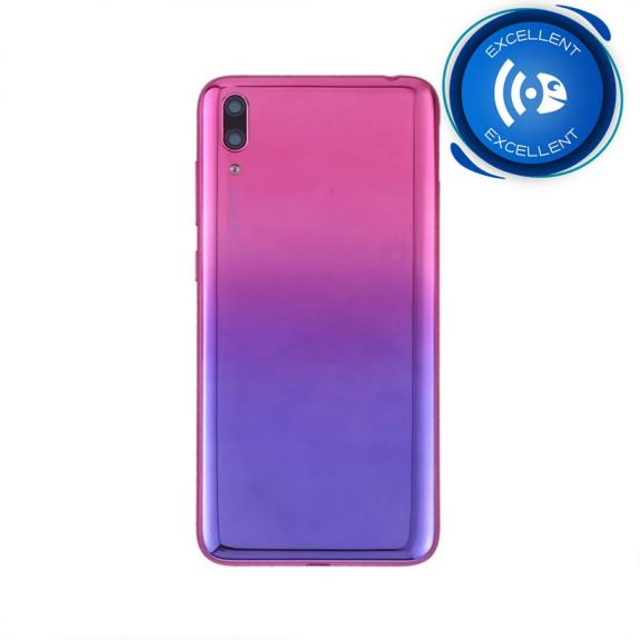 TAPA CUBRE BATERIA CON LENTE PARA HUAWEI Y7 PRO 2019 ROSA