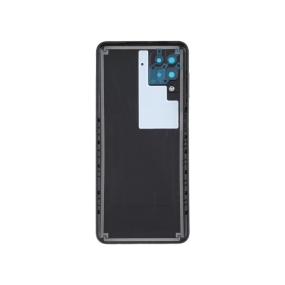 Tapa para Samsung Galaxy A12 negro con embellecedor