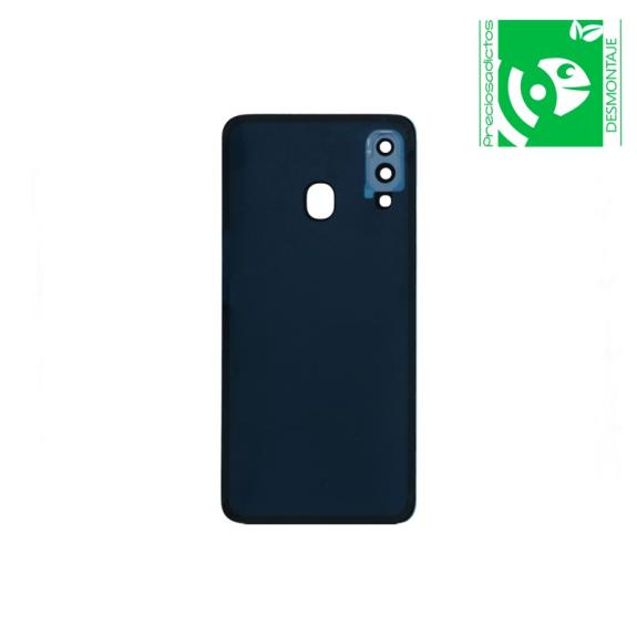 Tapa para Samsung Galaxy A40 azul con lente