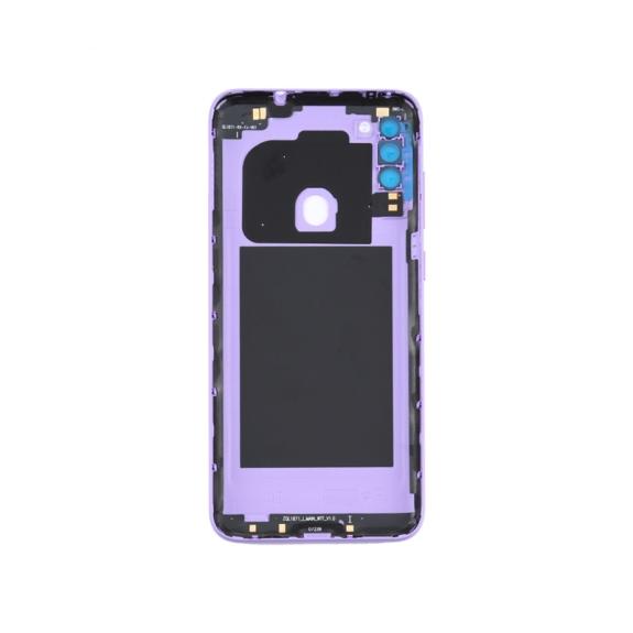 Tapa para Samsung Galaxy M11 con embellecedor morado
