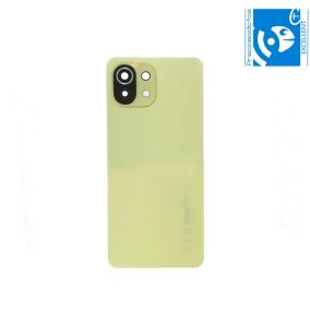 Tapa EXCELLENT para Xiaomi Mi 11 Lite 5G amarillo con lente